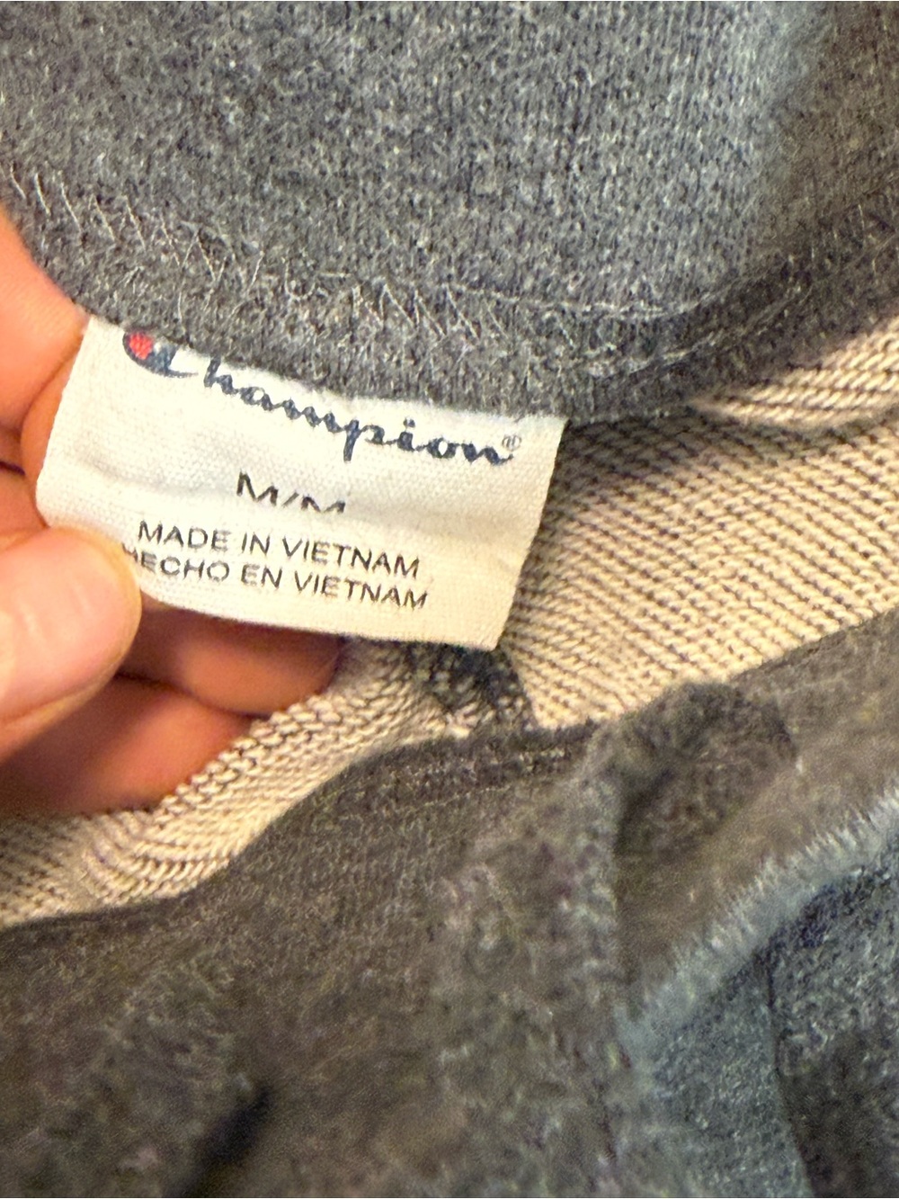Champion Dark Gray Fleece Shorts - Picture 2 of 6